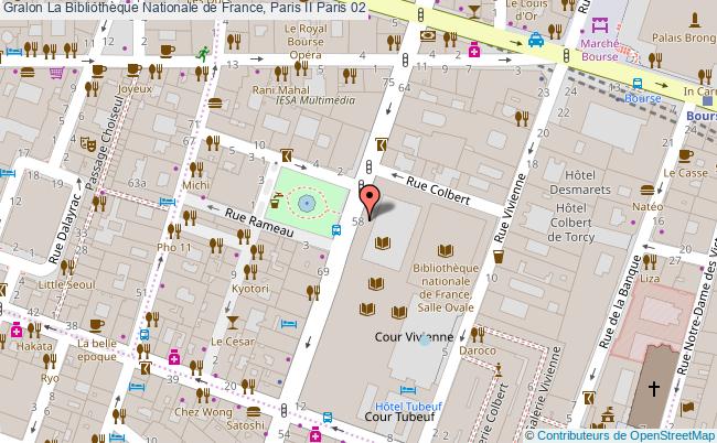 plan La Bibliothèque Nationale De France, Paris Ii Paris 02 Paris 02