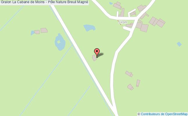 plan La Cabane De Moins - Pôle Nature Breuil Magné Breuil Magné