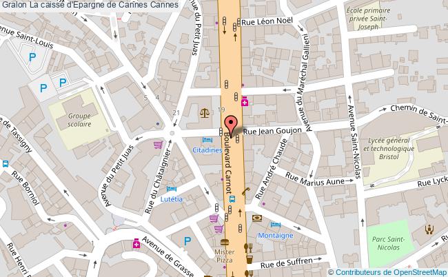 plan La Caisse D'epargne De Cannes Cannes Cannes