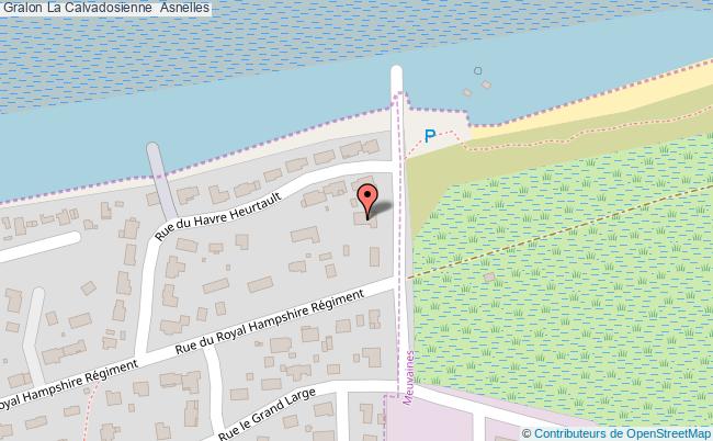 plan La Calvadosienne  Asnelles Asnelles