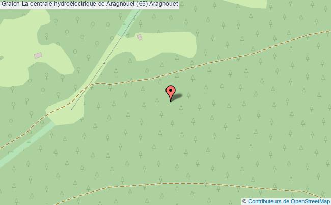 plan La Centrale Hydroélectrique De Aragnouet (65) Aragnouet Aragnouet