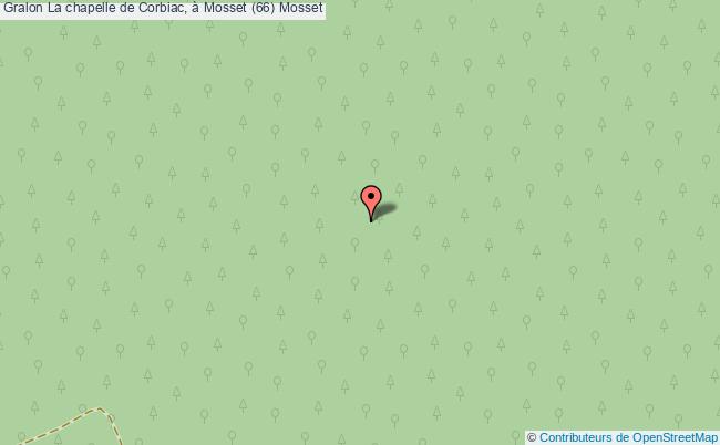 plan La Chapelle De Corbiac, à Mosset (66) Mosset Mosset
