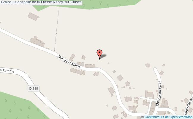 plan La Chapelle De La Frasse Nancy-sur-cluses Nancy-sur-Cluses