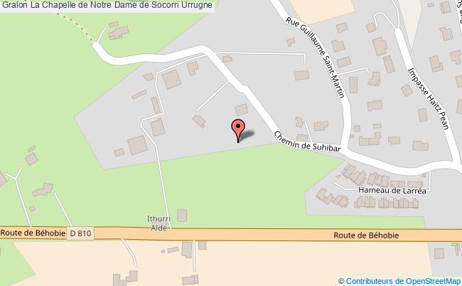 plan La Chapelle De Notre Dame De Socorri Urrugne Urrugne