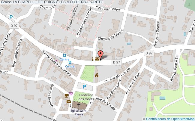 plan La Chapelle De Prigny Les Moutiers-en-retz LES MOUTIERS-EN-RETZ