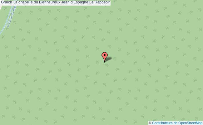 plan La Chapelle Du Bienheureux Jean D'espagne Le Reposoir Le Reposoir
