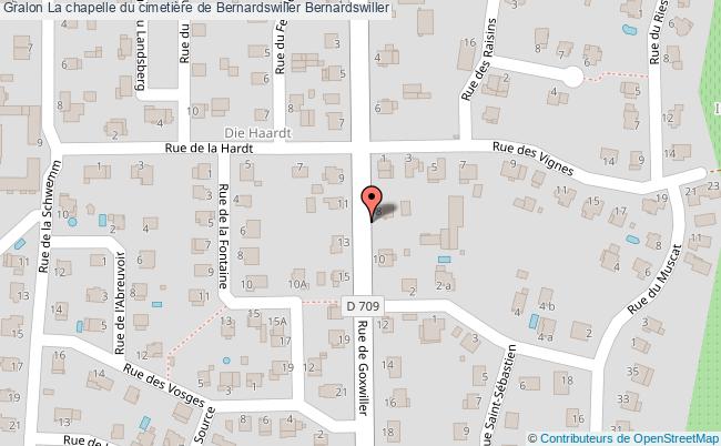 La chapelle du cimetière de Bernardswiller