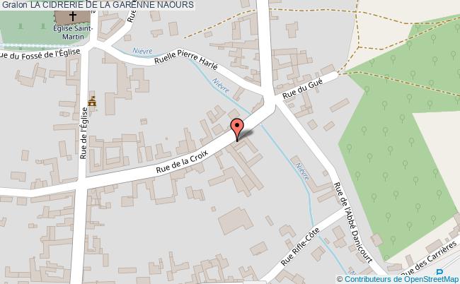 plan La Cidrerie De La Garenne Naours NAOURS