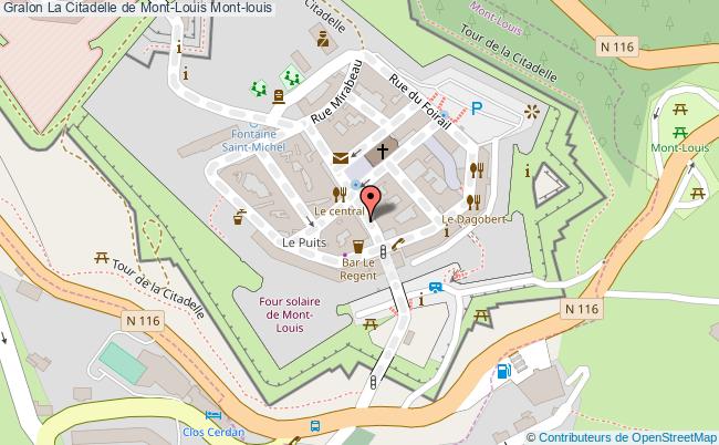 plan La Citadelle De Mont-louis Mont-louis Mont-louis