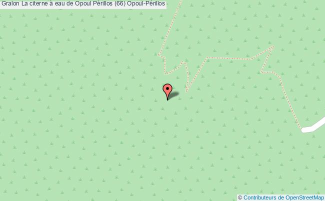 plan La Citerne à Eau De Opoul Périllos (66) Opoul-périllos Opoul-Périllos