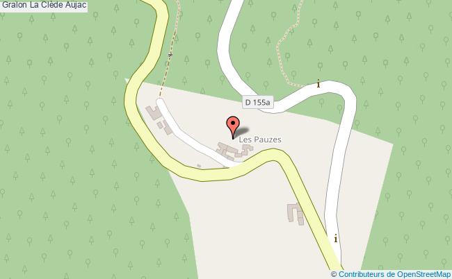 plan La Clède Aujac Aujac