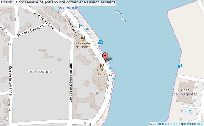 plan La Conserverie De Poisson Dite Conserverie Querch Audierne Audierne