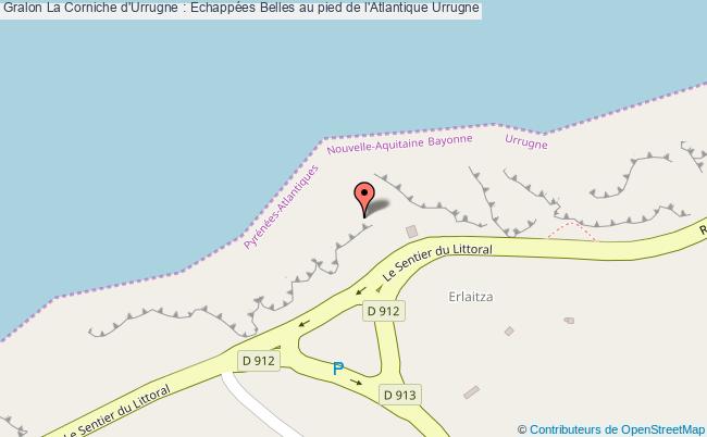 plan La Corniche D'urrugne : Echappées Belles Au Pied De L'atlantique Urrugne Urrugne