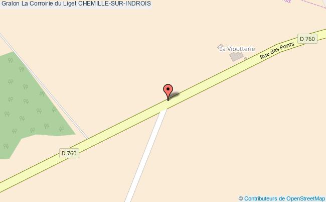 plan La Corroirie Du Liget Chemille-sur-indrois CHEMILLE-SUR-INDROIS