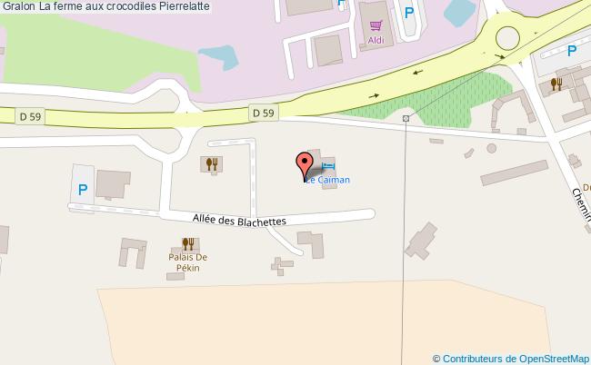 plan La Ferme Aux Crocodiles Pierrelatte Pierrelatte