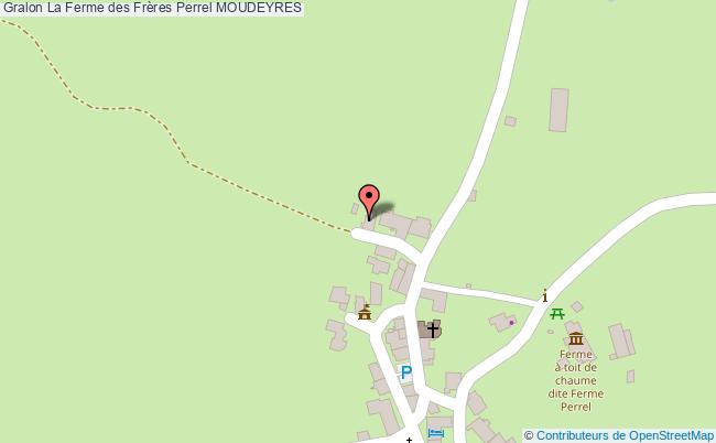 plan La Ferme Des Frères Perrel Moudeyres MOUDEYRES