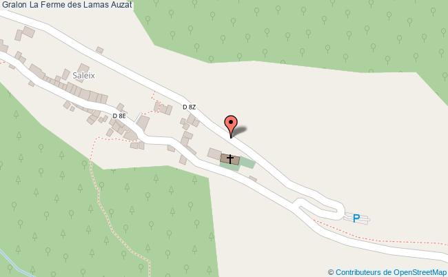 plan La Ferme Des Lamas Auzat Auzat