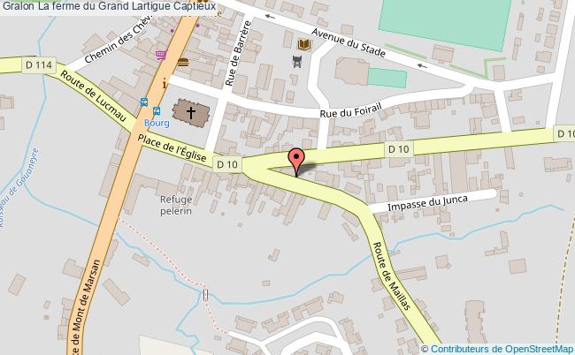 plan La Ferme Du Grand Lartigue Captieux Captieux