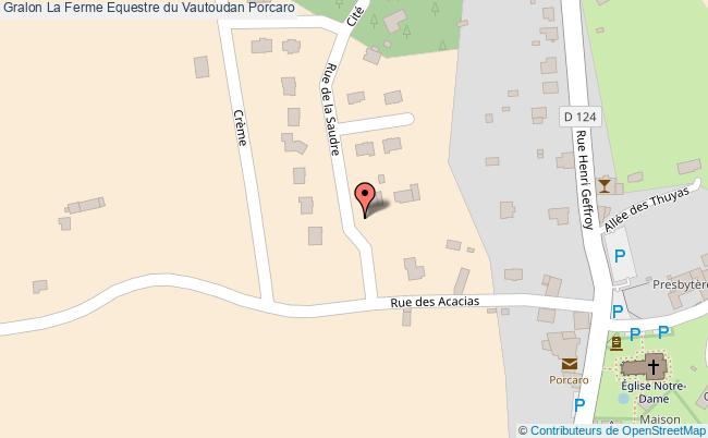 plan La Ferme Equestre Du Vautoudan Porcaro Porcaro
