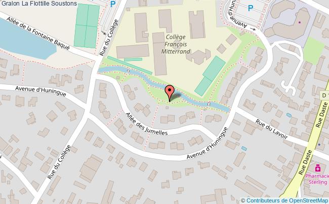 plan La Flottille Soustons Soustons