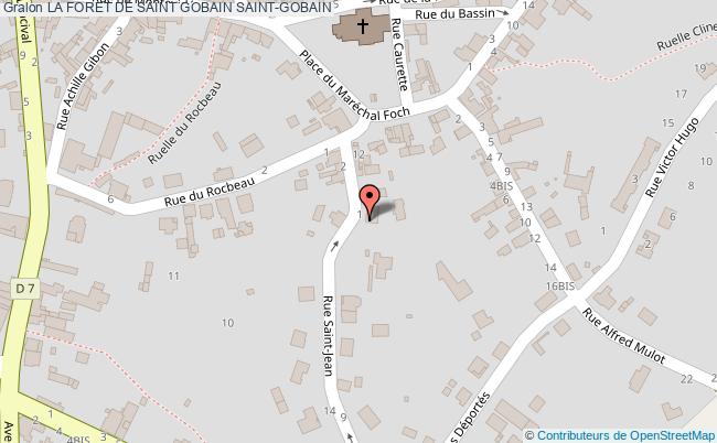 plan La Foret De Saint Gobain Saint-gobain SAINT-GOBAIN