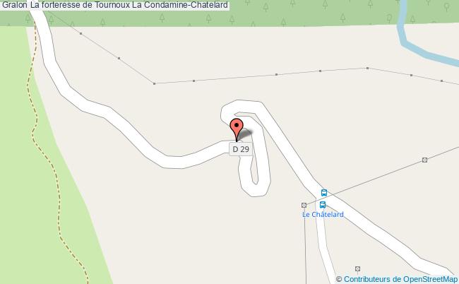 plan La Forteresse De Tournoux La Condamine-chatelard La Condamine-Chatelard