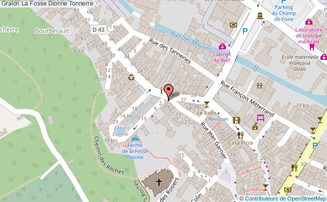 plan La Fosse Dionne Tonnerre Tonnerre