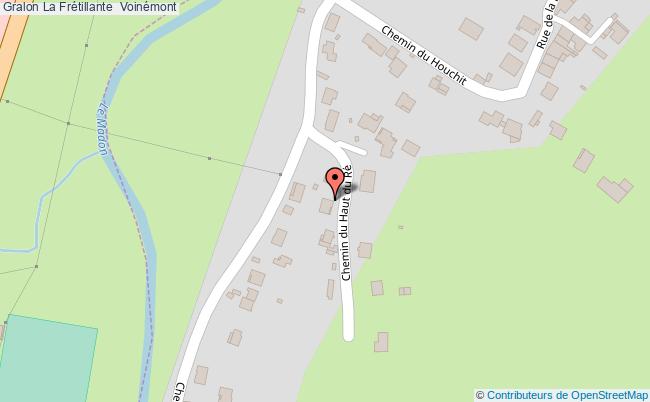 plan La Frétillante  Voinémont Voinémont