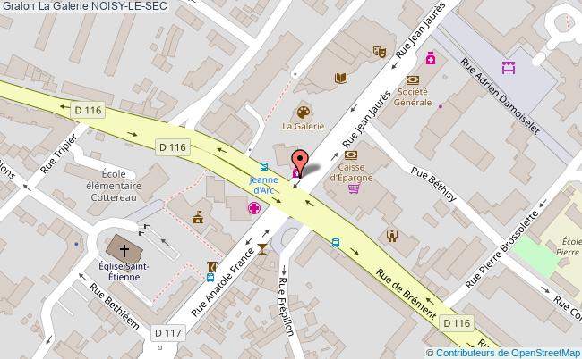 plan La Galerie Noisy-le-sec NOISY-LE-SEC