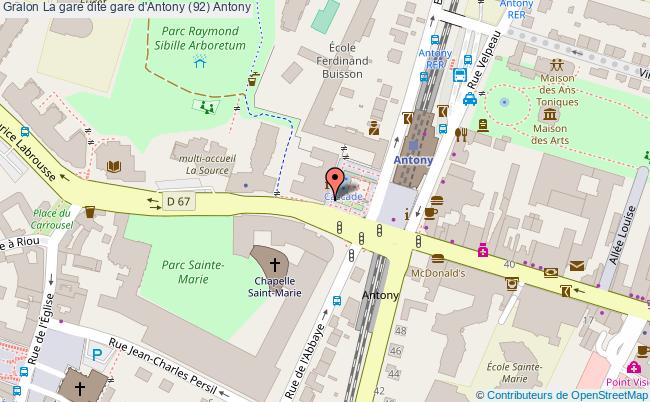 La gare dite gare d'Antony (92)