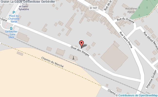 plan La Gaule Gerbevilloise Gerbéviller Gerbéviller