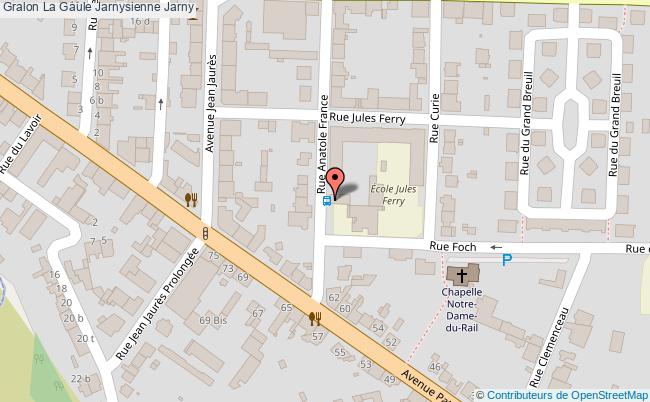 plan La Gaule Jarnysienne Jarny Jarny