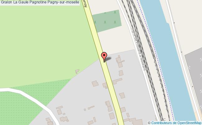 plan La Gaule Pagnotine Pagny-sur-moselle Pagny-sur-moselle