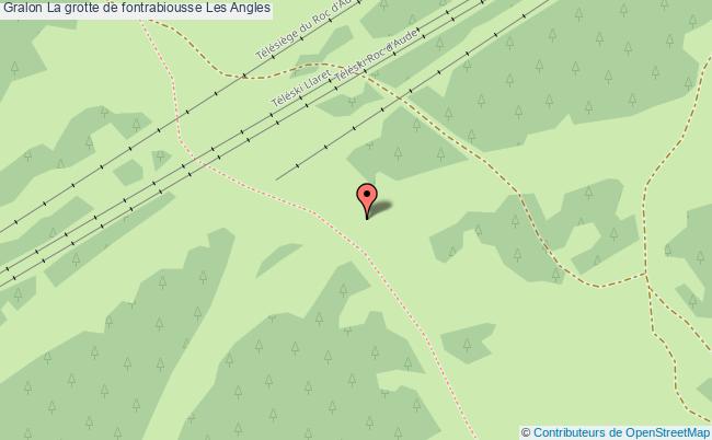 plan La Grotte De Fontrabiousse Les Angles Les Angles