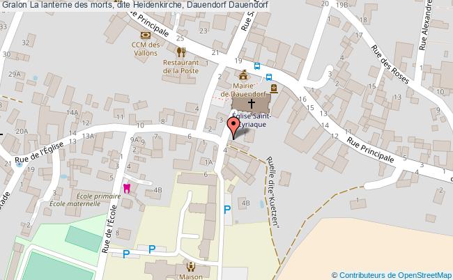 La lanterne des morts, dite Heidenkirche, Dauendorf