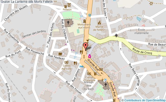 plan La Lanterne Des Morts Felletin Felletin