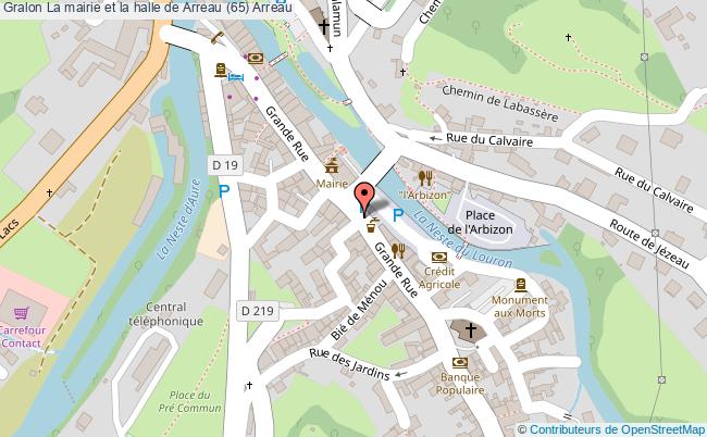 plan La Mairie Et La Halle De Arreau (65) Arreau Arreau