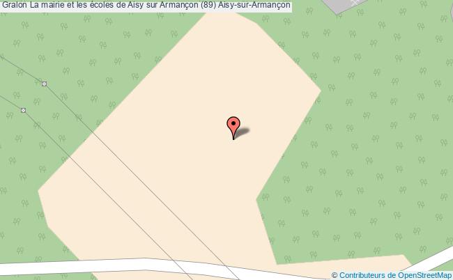 plan La Mairie Et Les écoles De Aisy Sur Armançon (89) Aisy-sur-armançon Aisy-sur-Armançon