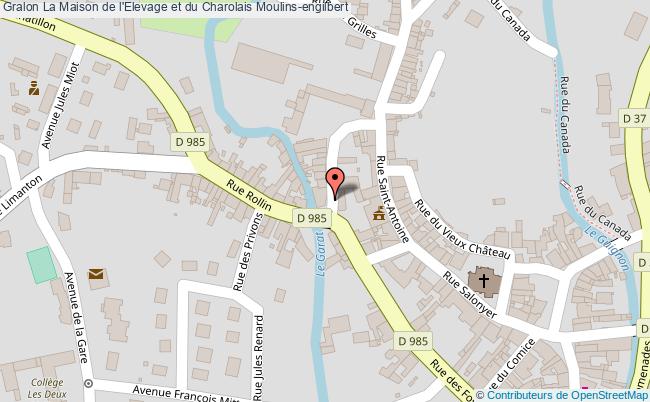 plan La Maison De L'elevage Et Du Charolais Moulins-engilbert Moulins-engilbert