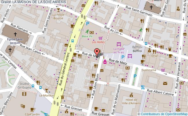 plan La Maison De La Soie Amiens AMIENS