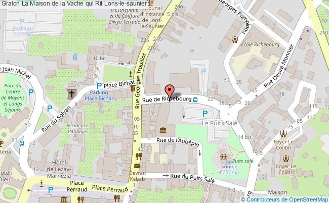 plan La Maison De La Vache Qui Rit Lons-le-saunier Lons-le-saunier