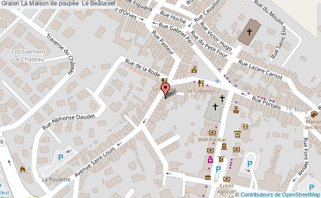plan La Maison De Poupée  Le Beausset Le Beausset