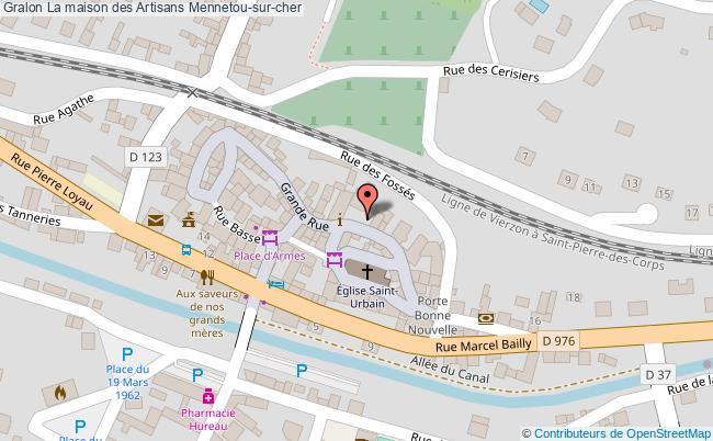 plan La Maison Des Artisans Mennetou-sur-cher Mennetou-sur-cher