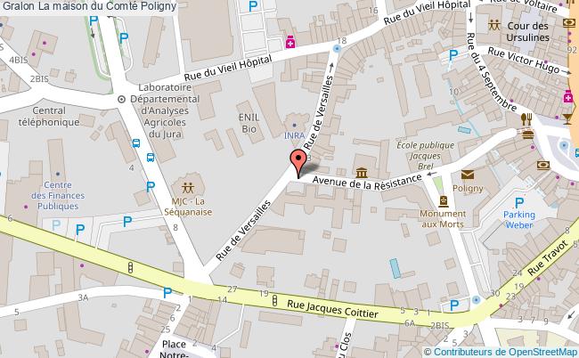 plan La Maison Du Comté Poligny Poligny