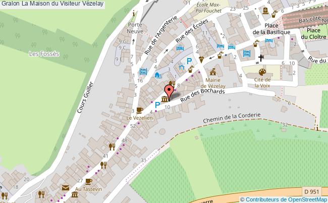 plan La Maison Du Visiteur Vézelay Vézelay