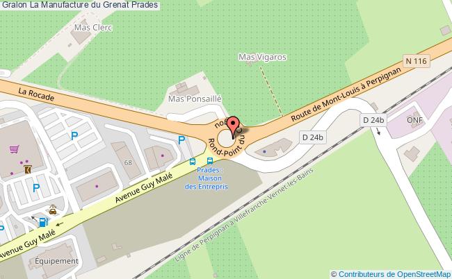 plan La Manufacture Du Grenat Prades Prades