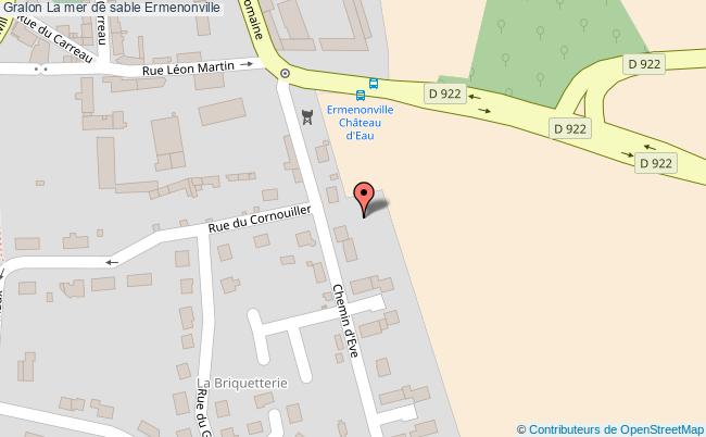 plan La Mer De Sable Ermenonville Ermenonville