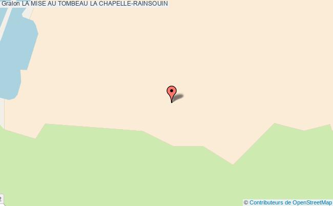 plan La Mise Au Tombeau La Chapelle-rainsouin LA CHAPELLE-RAINSOUIN