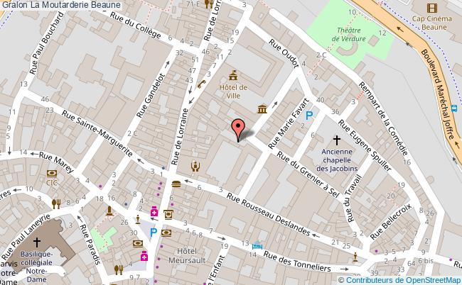 plan La Moutarderie Beaune Beaune