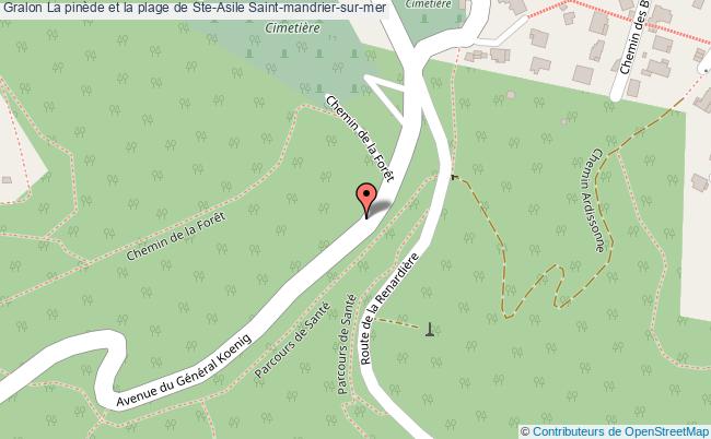 plan La Pinède Et La Plage De Ste-asile Saint-mandrier-sur-mer Saint-mandrier-sur-mer